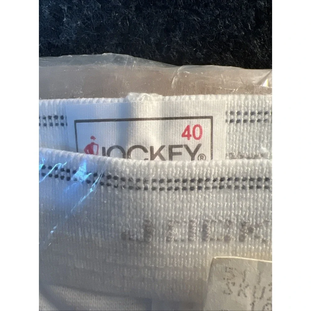Vintage Jockey Classic Brief Mens Sz 40 Made In USA 3 Pack White NOS‎ Underwear